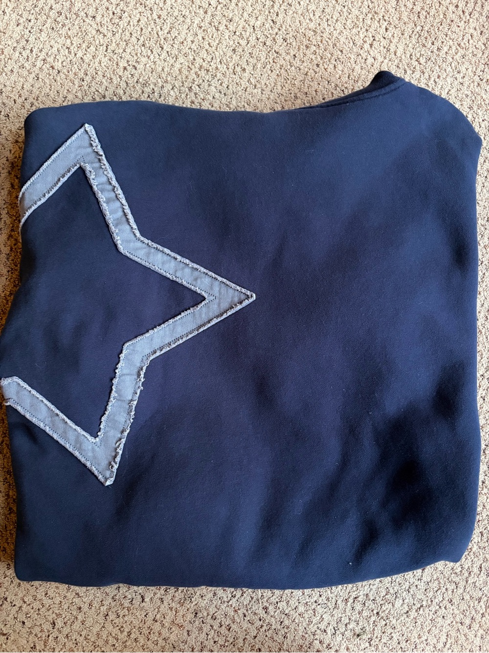 Navy Star Edikted Sweatshirt